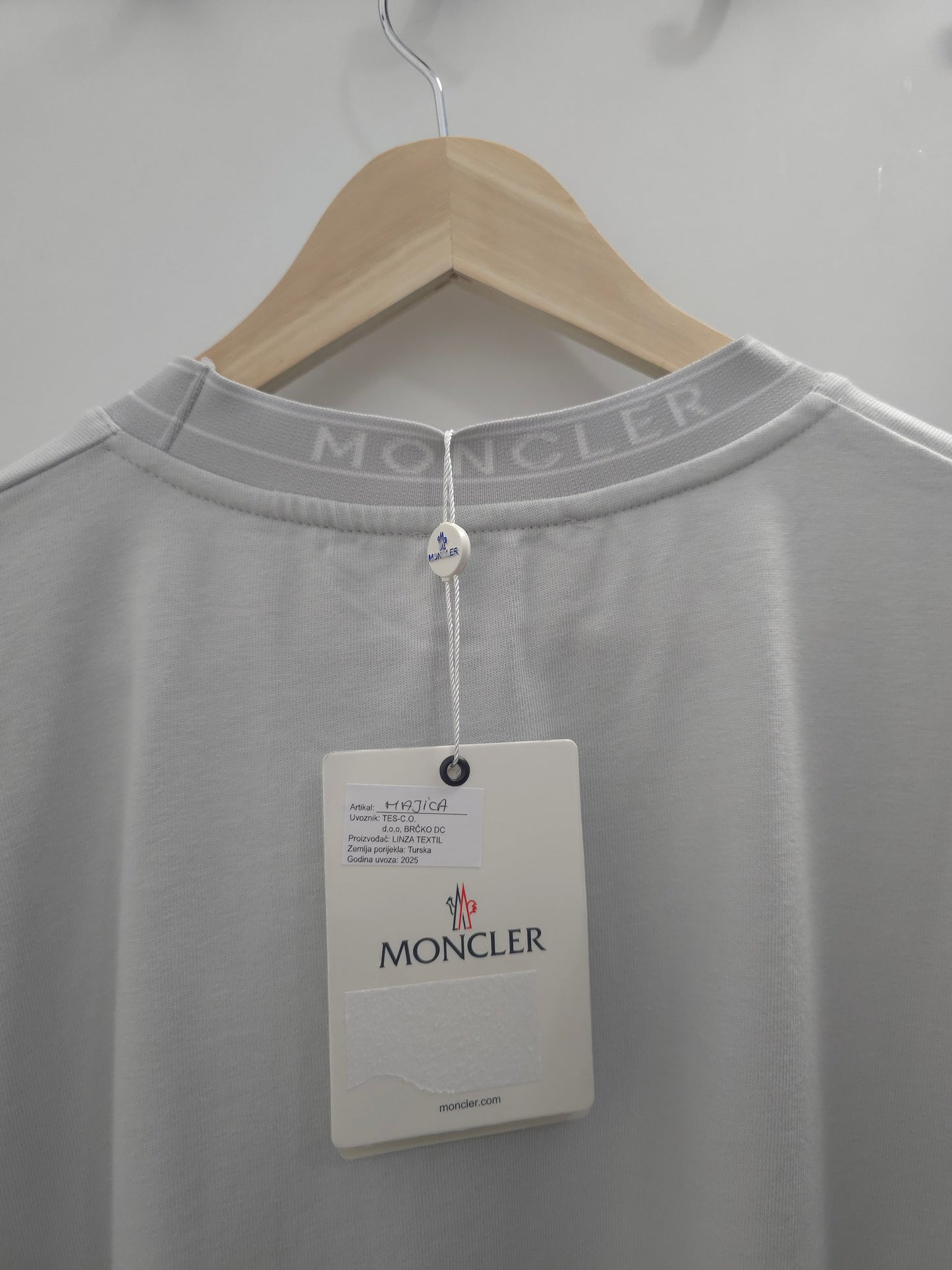Moncler Gray T-Shirt for Men